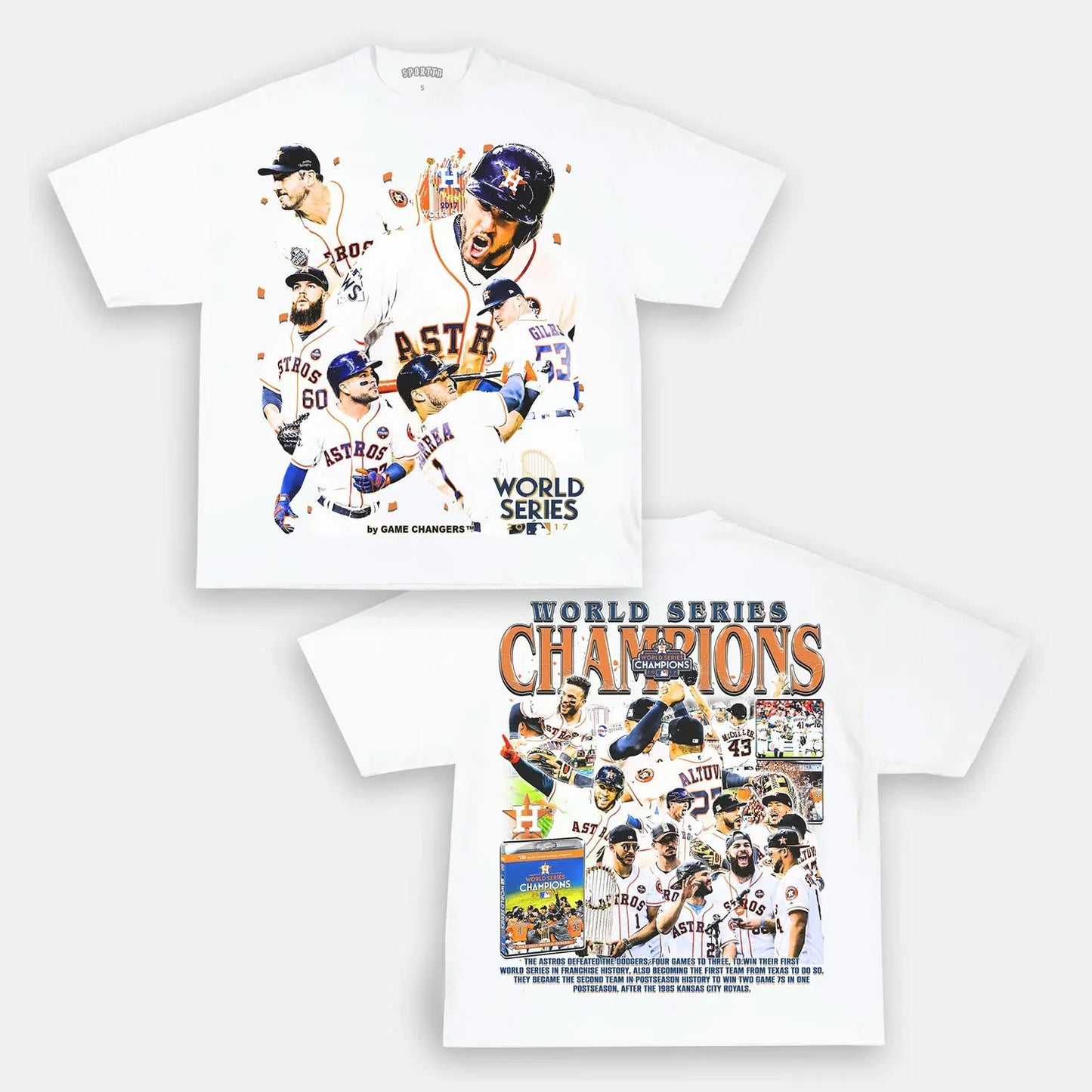 2017 WORLD SERIES CHAMPS - ASTROS TEE - DS