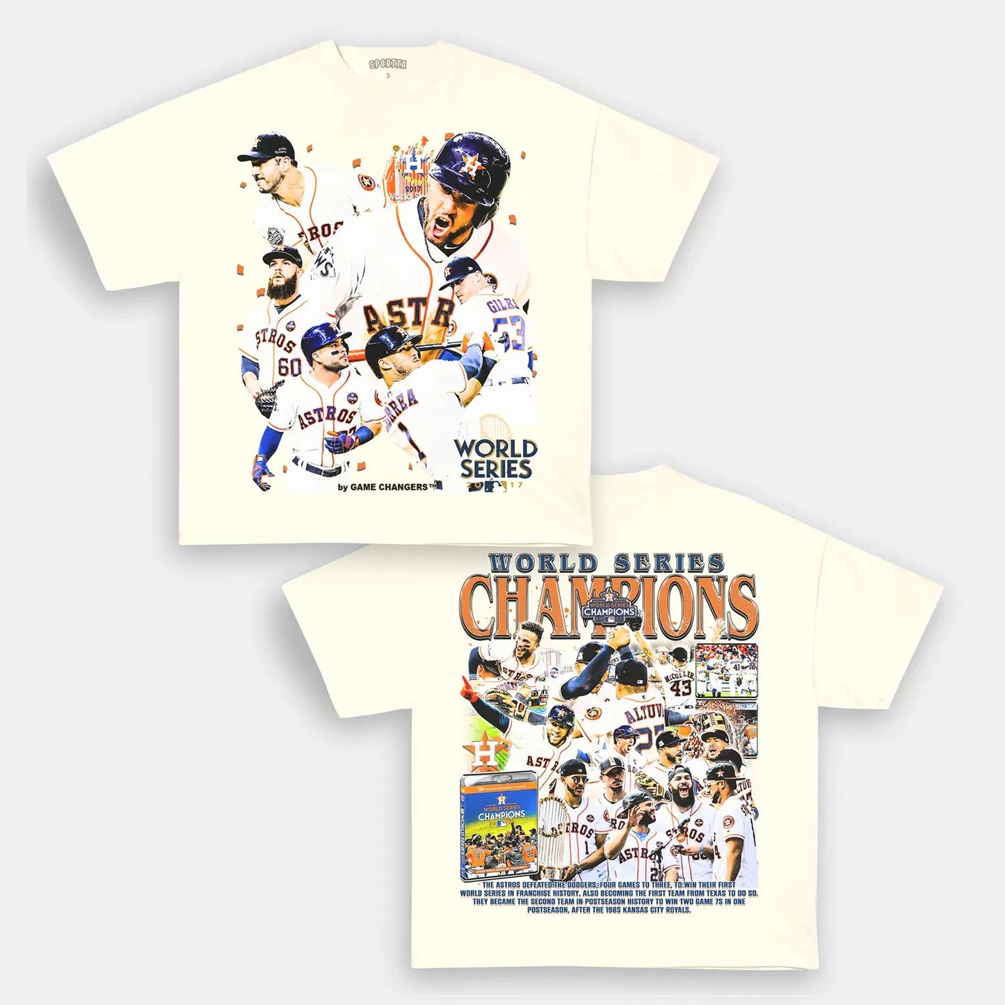 2017 WORLD SERIES CHAMPS - ASTROS TEE - DS