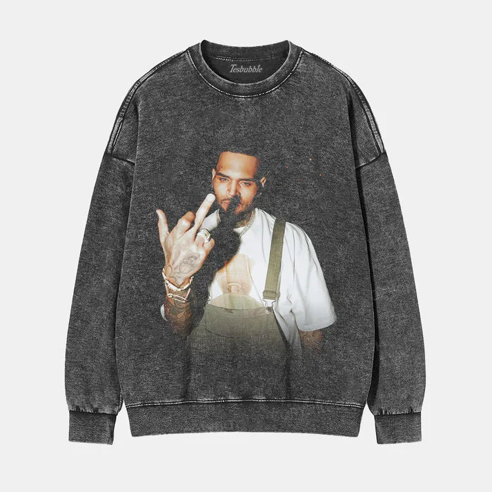 BIG FACE CHRIS BROWN TEE