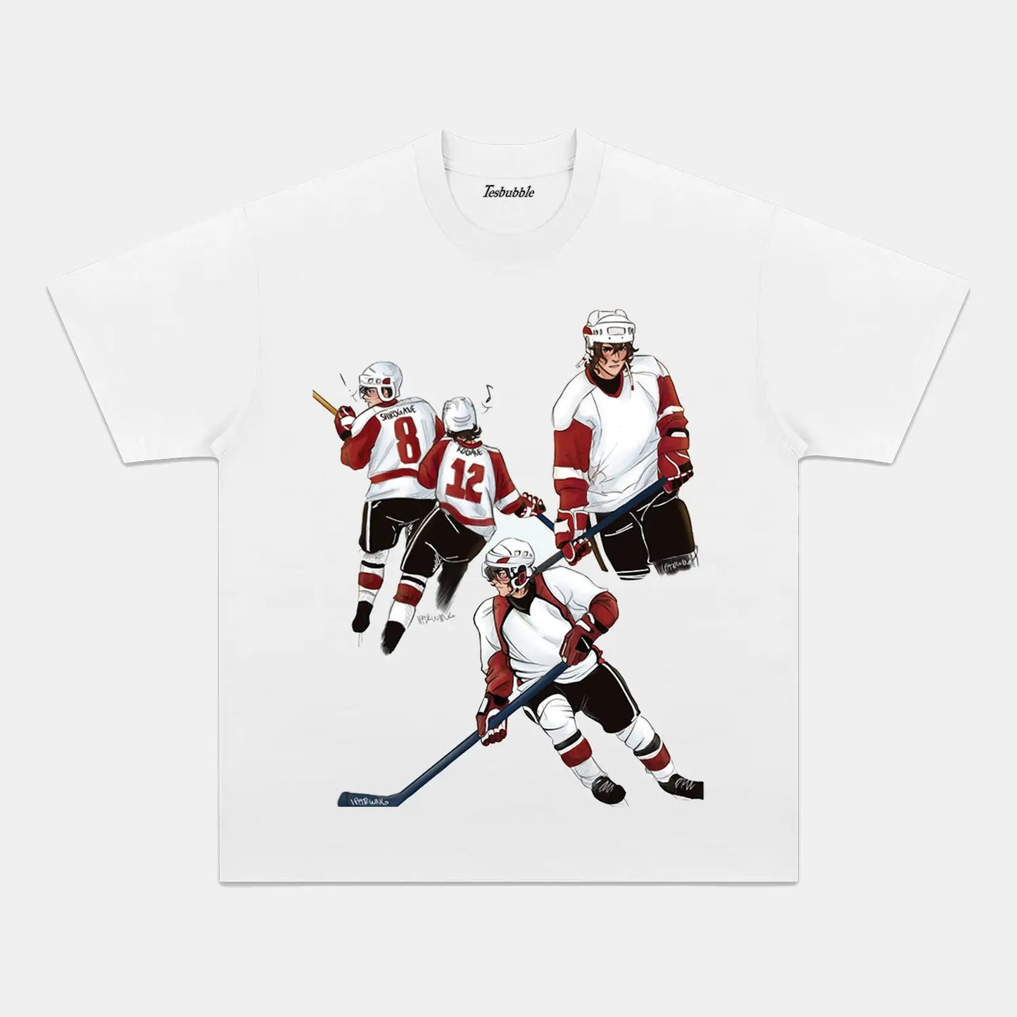ICE HOCKEY ANIMATION TEE