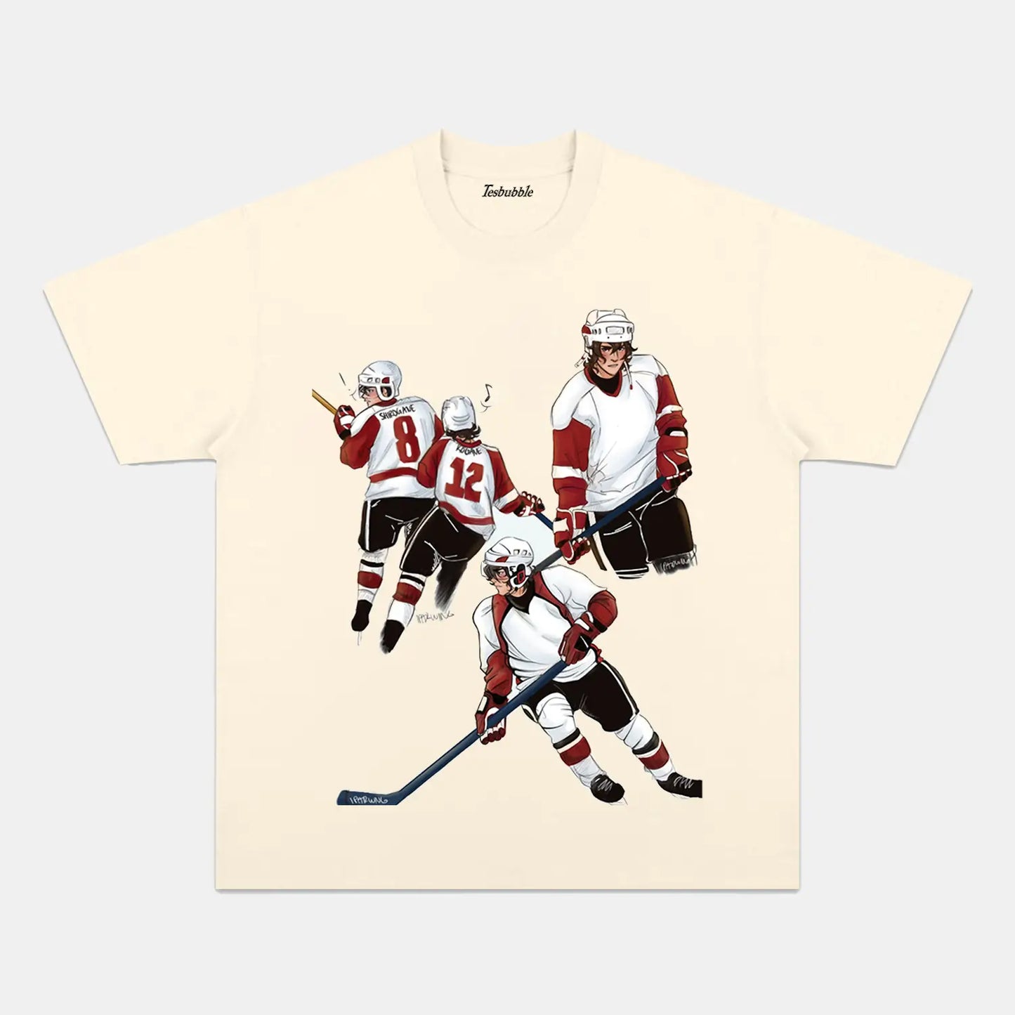 ICE HOCKEY ANIMATION TEE