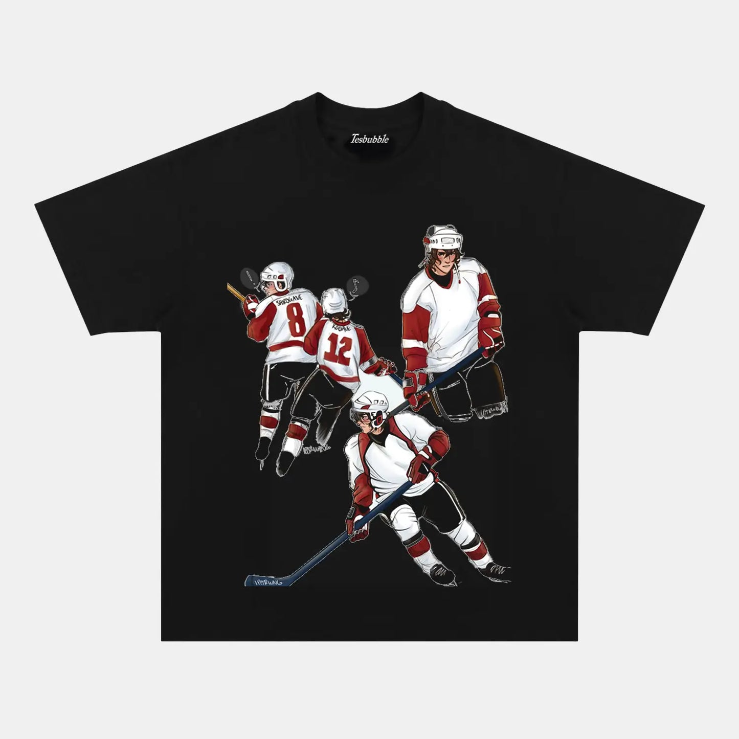 ICE HOCKEY ANIMATION TEE