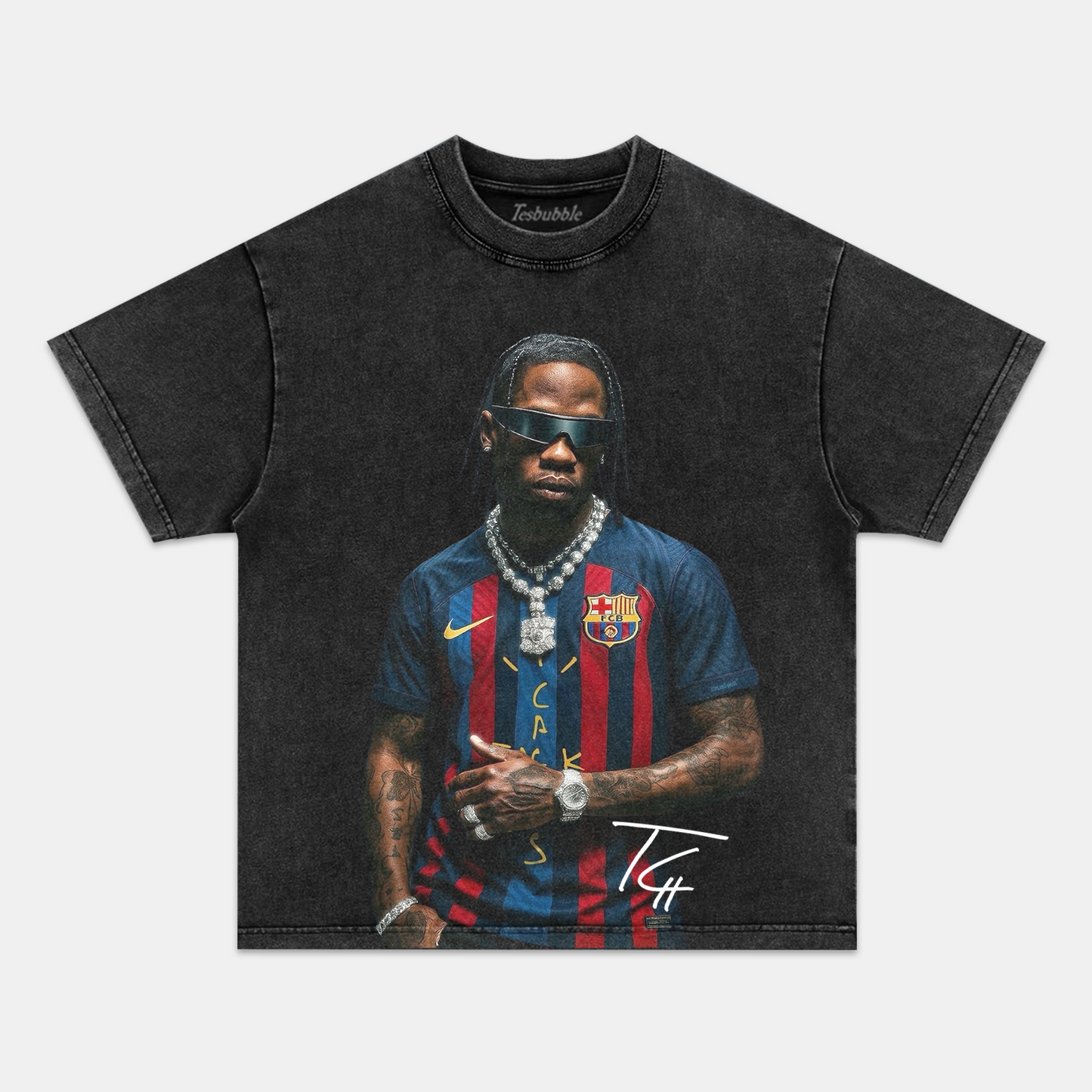 TRAVIS SCORTT & FC BARCELONA TEE