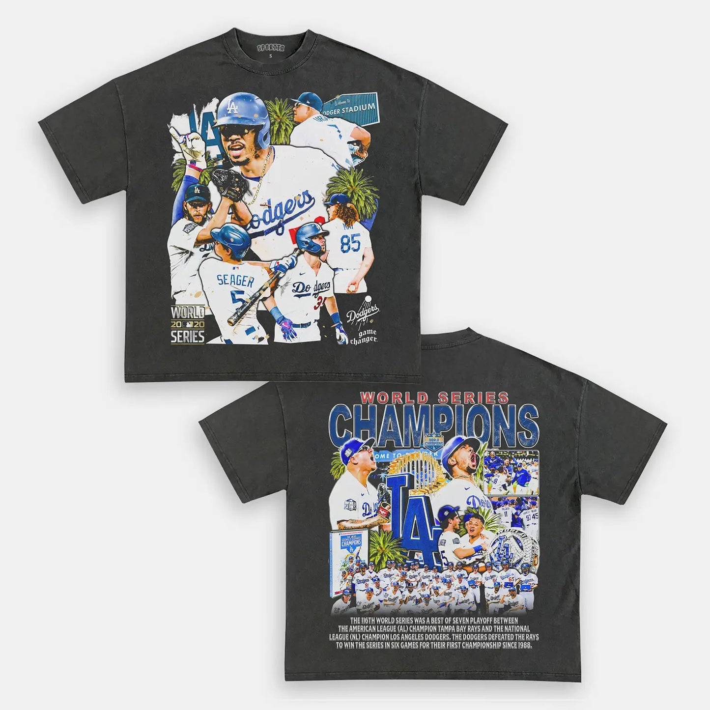 2020 WORLD SERIES CHAMPS - DODGERS TEE - DS