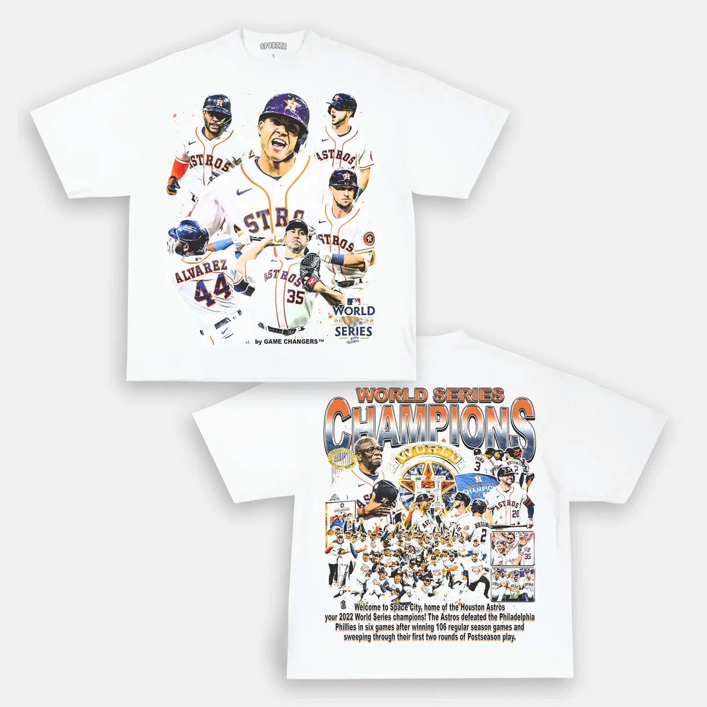 2022 WORLD SERIES CHAMPS - ASTROS TEE - DS