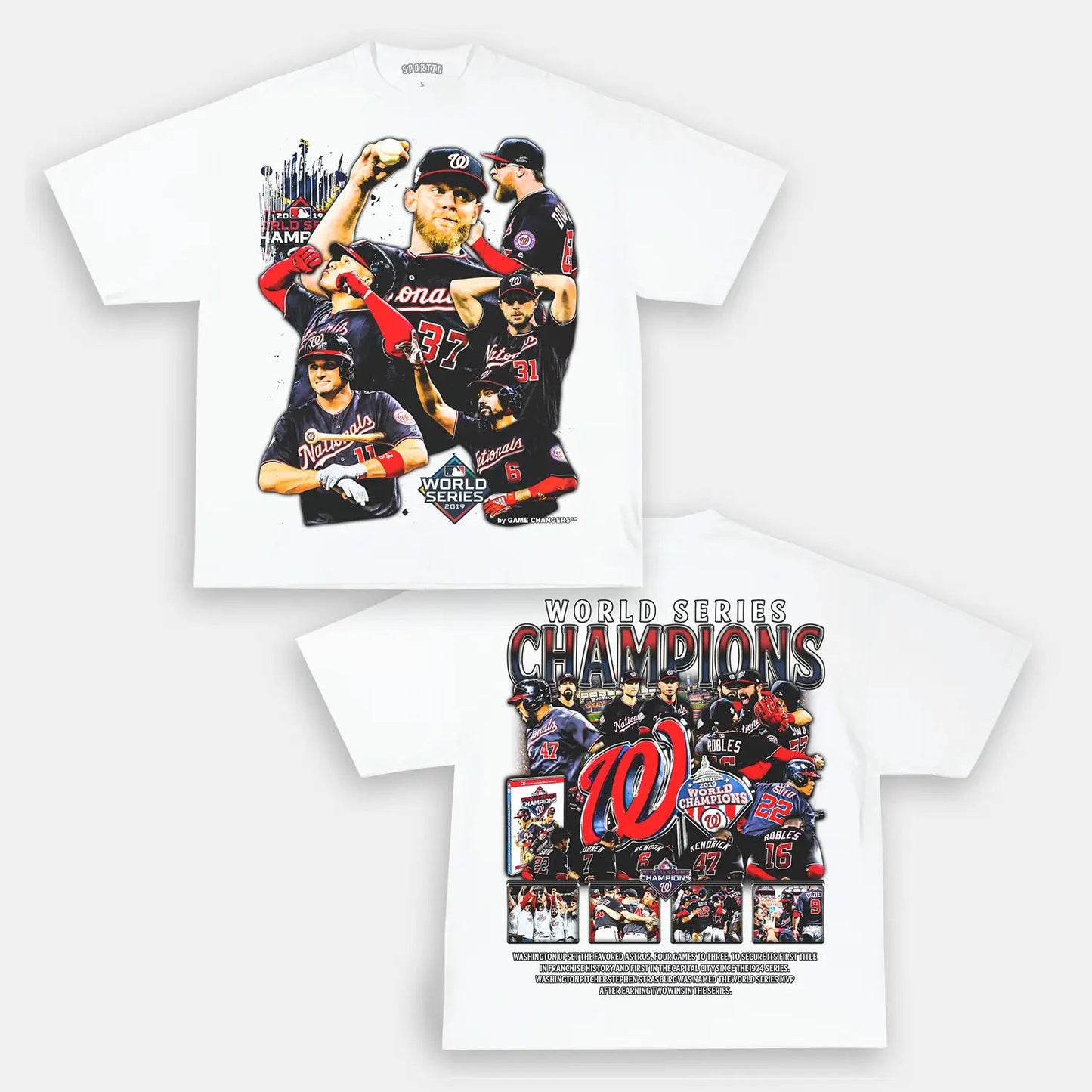 2019 WORLD SERIES CHAMPS - NATIONALS TEE - DS