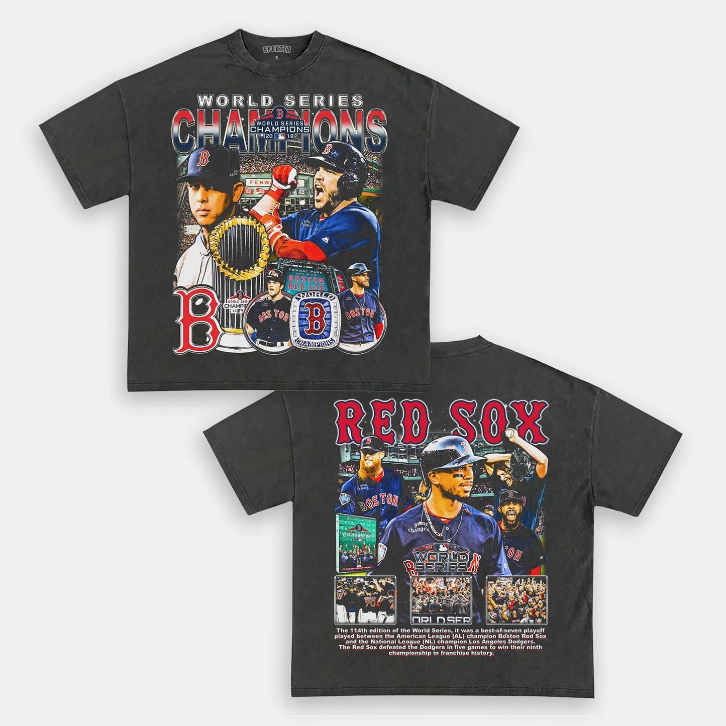 2018 WORLD SERIES CHAMPS - RED SOX TEE - DS