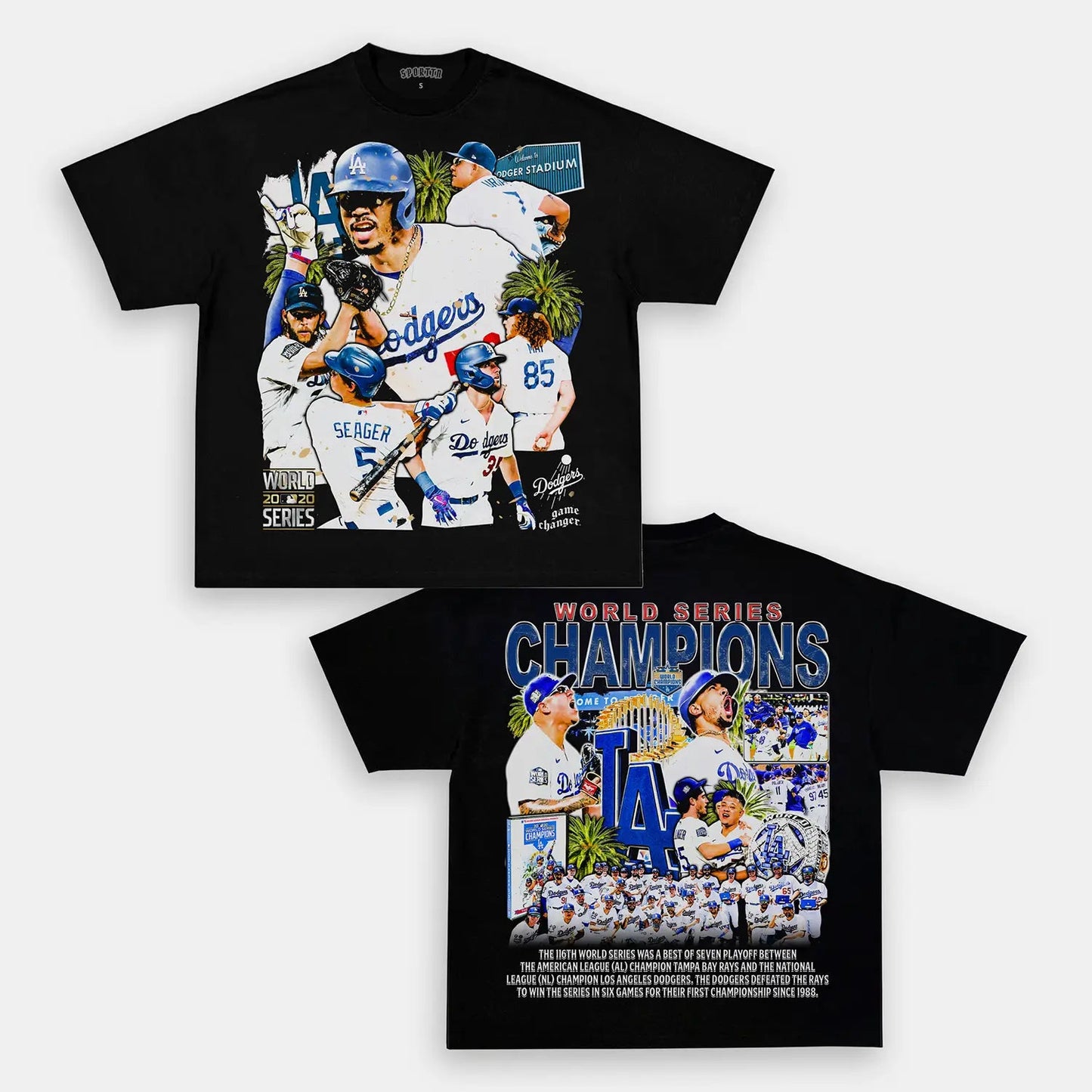 2020 WORLD SERIES CHAMPS - DODGERS TEE - DS