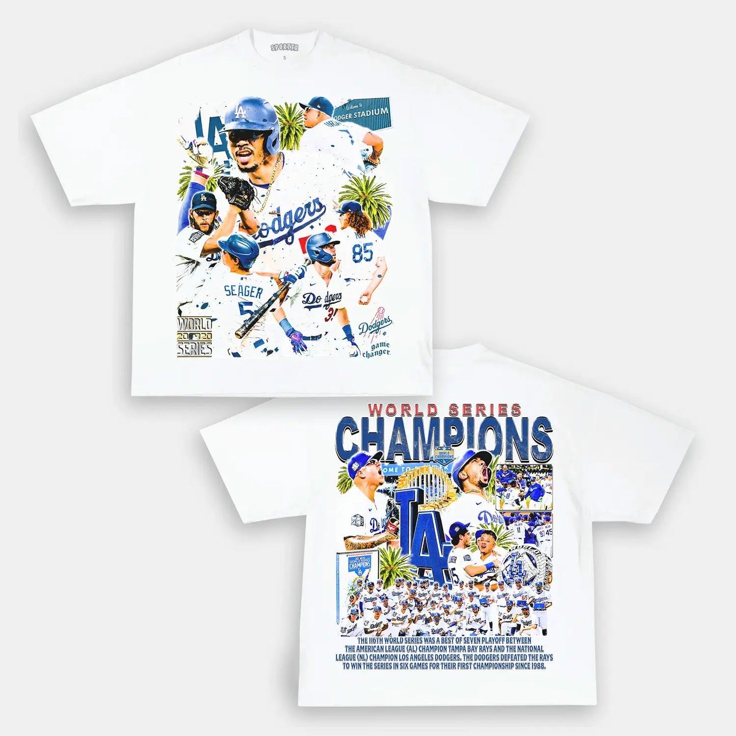 2020 WORLD SERIES CHAMPS - DODGERS TEE - DS