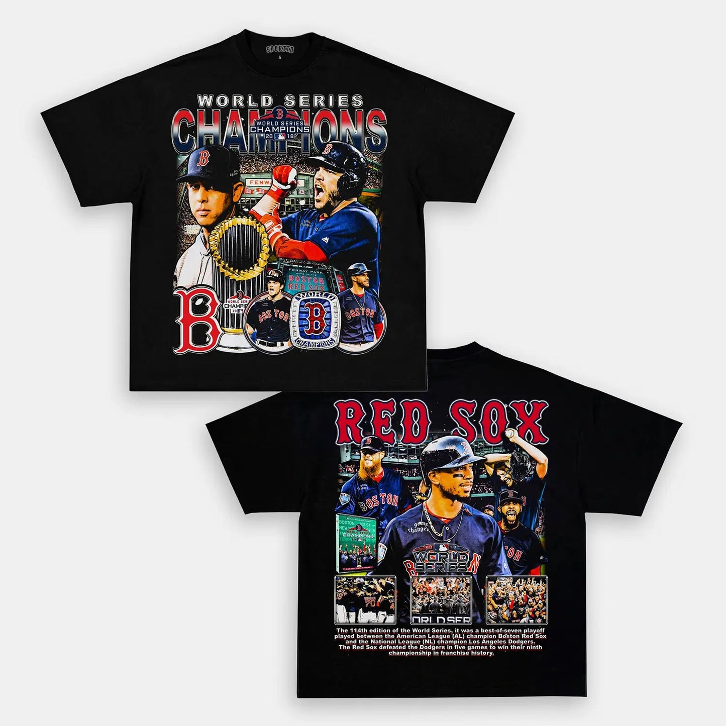 2018 WORLD SERIES CHAMPS - RED SOX TEE - DS