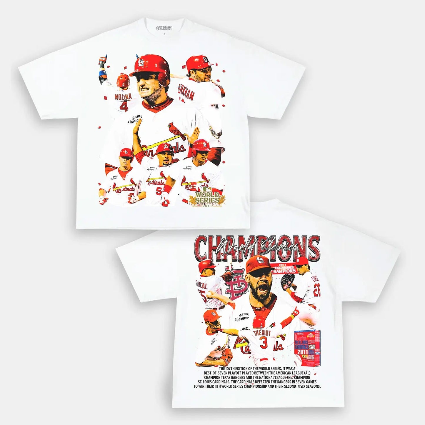 2011 WORLD SERIES CHAMPS - CARDINALS TEE - DS