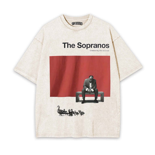 RETRO STYLE SOPRANOS GRAPHIC T-SHIRT