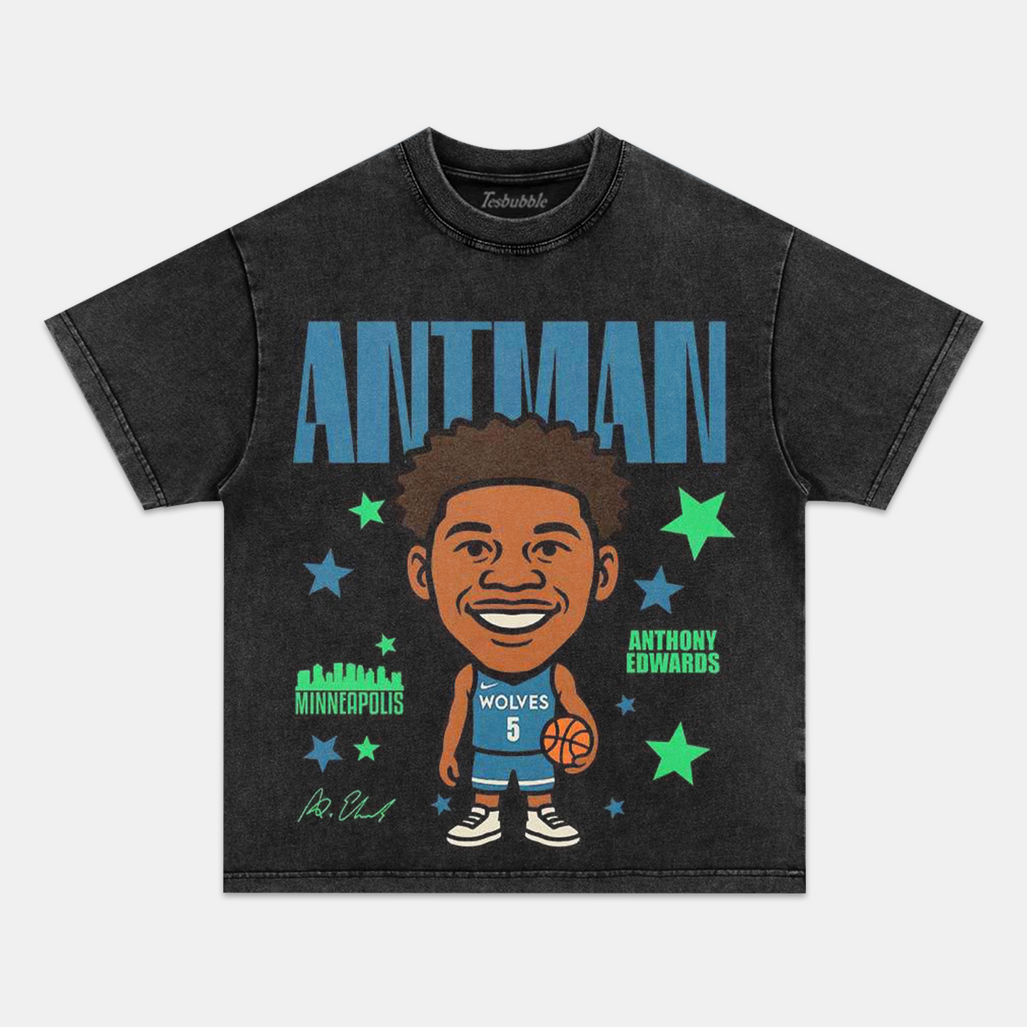 ANTHONY EDWARDS CARTOON TEE