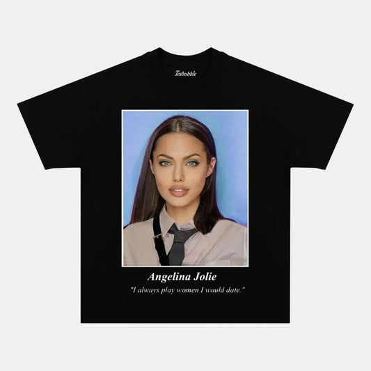 ANGELINA JOLIE SCHOOL TEE