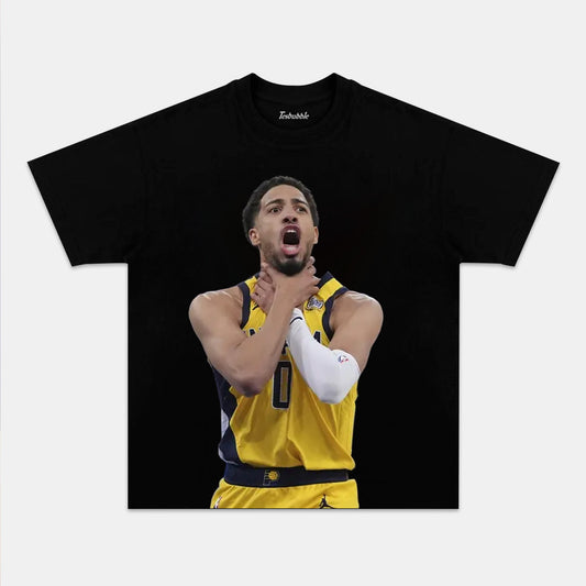 HALIBURTON PAYS TRIBUTE TO JIMMY BUTLER TEE