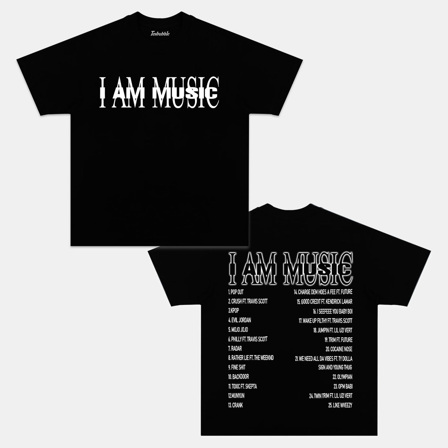 I AM MUSIC PLAYBOI CARTI  TEE