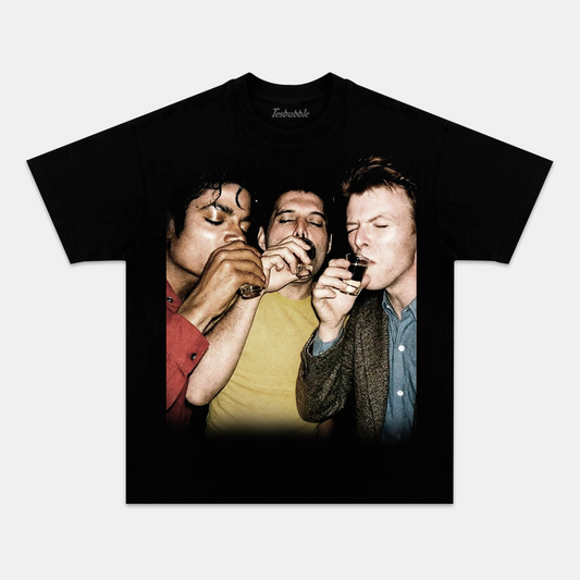 MICHAEL&FREDDIE MERCURY&DAVID BOWIE TEE