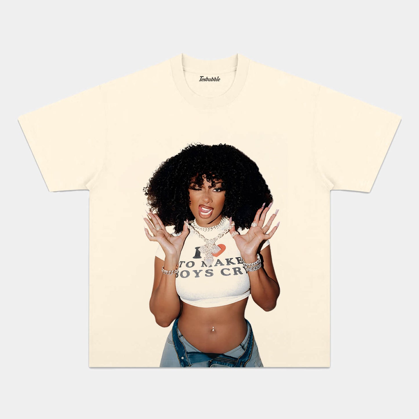 MEGAN THE STALLION BOYS CRY GRAPHIC TEE
