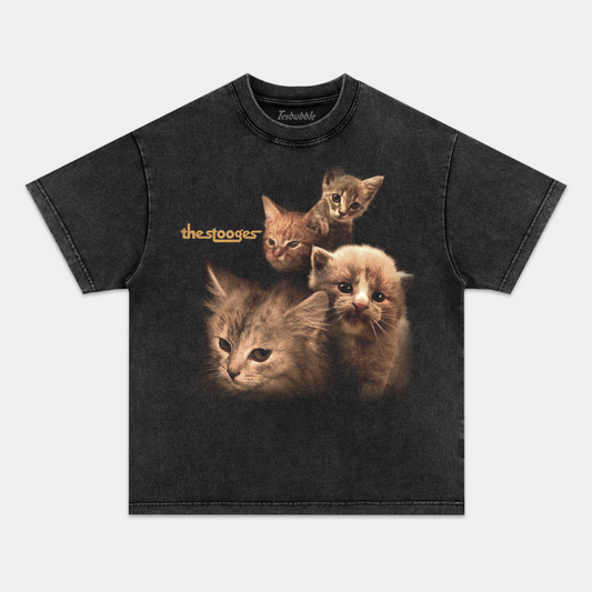 THE STOOGES CAT TEE