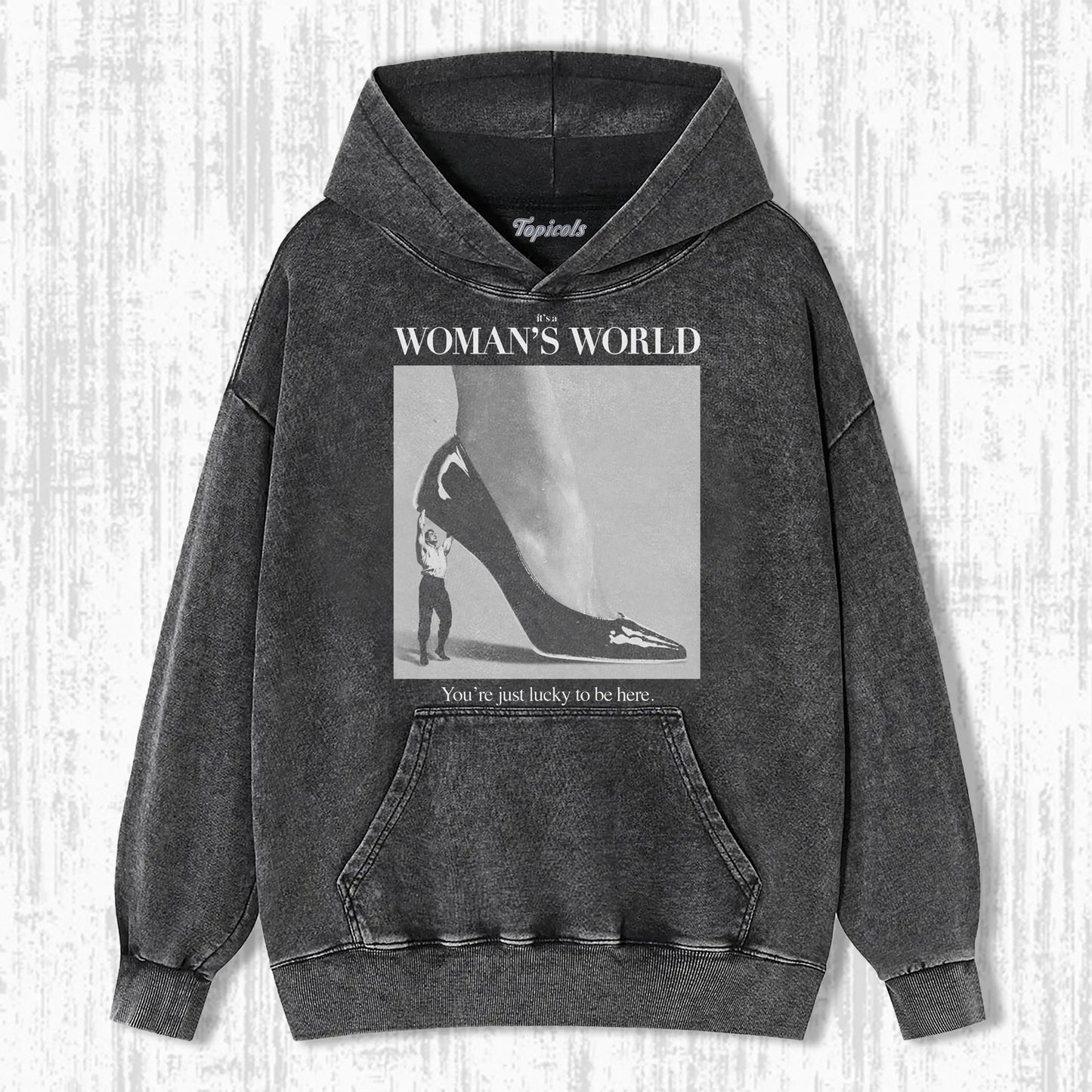 IT'S A WOMAN'S WORLD T-SHIRT
