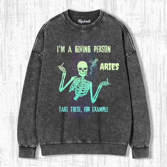 A GIVING PERSON SWEATSHIRTS