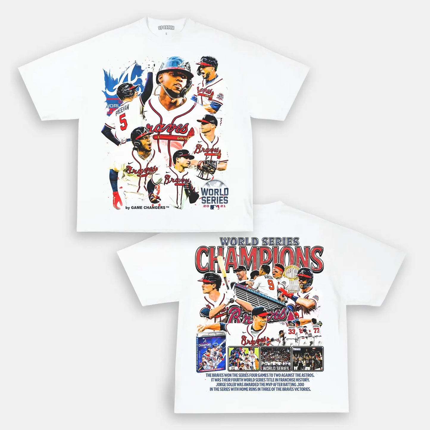 2021 WORLD SERIES CHAMPS - BRAVES TEE - DS
