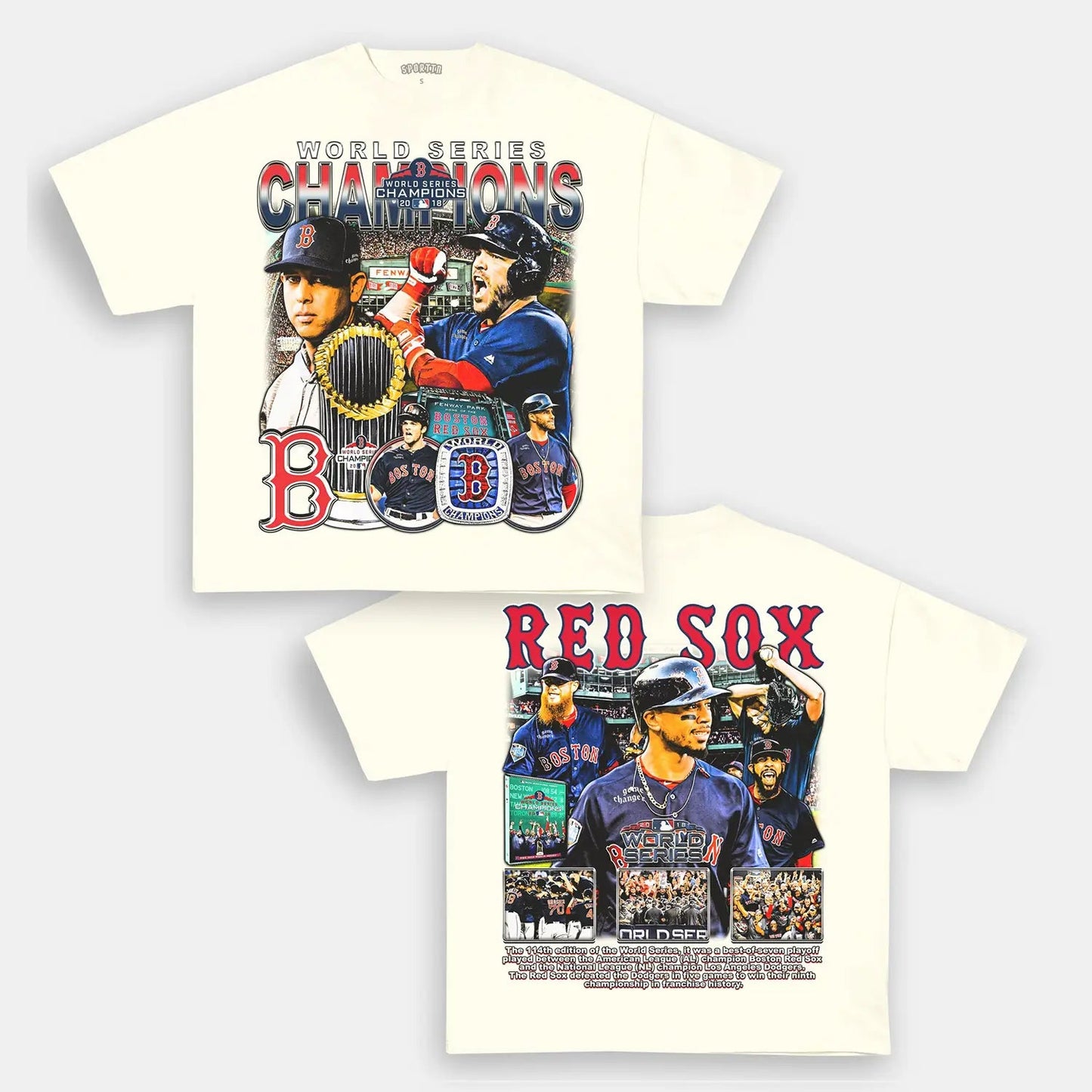 2018 WORLD SERIES CHAMPS - RED SOX TEE - DS