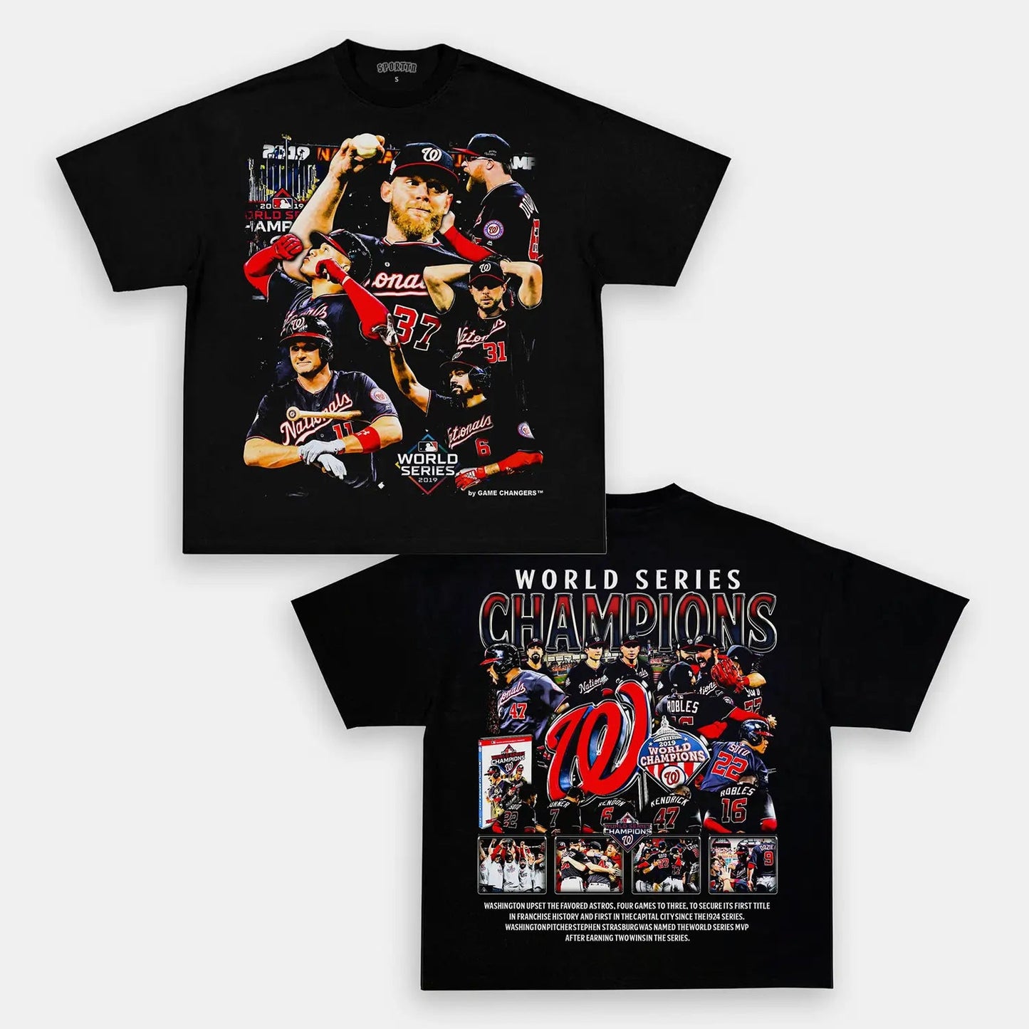 2019 WORLD SERIES CHAMPS - NATIONALS TEE - DS