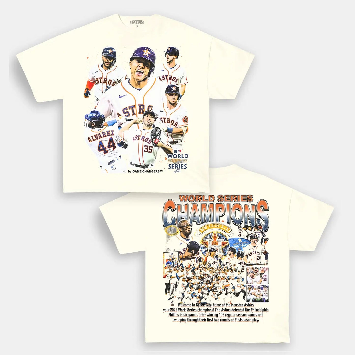 2022 WORLD SERIES CHAMPS - ASTROS TEE - DS